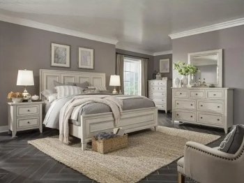 Raelynn Bedroom B4220 in Weathered White by Magnussen w/Options [SFMGBS-B4220-54 Raelynn]