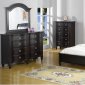 Dark Brown Cherry 2300 Transitional Bedroom w/Optional Casegoods