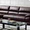 Alan Sectional Sofa in Brown Bonded Leather Match