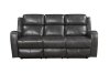 Cortana Power Motion Sofa & Loveseat Set Grey by Leather Italia