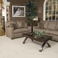 Olive Fabric Modern Sofa & Loveseat w/Options