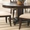 105440 Alyssa Dining Table in Dark Cognac by Coaster w/Options