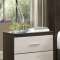 Pell Bedroom 1967 5Pc Set in Espresso & White by Homelegance