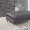 Lucas Sofa 609 in Grey Velvet Fabric by Meridian w/Options