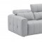 Prescott Power Motion Sofa Light Gray Leather by J&M w/Options