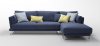 Luca Sectional Sofa in Dark Fabric by VIG