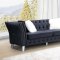 LCL-004 Sofa & Loveseat Set in Black Velvet