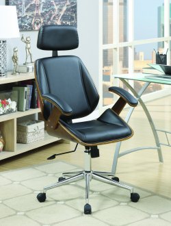 800734 Office Chair in Black Leatherette by Coaster