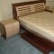 Two-Tone Wenge & Beige Contemporary Platform Bedroom Set