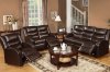 F6655 Motion Sofa Espresso Bonded Leather by Boss w/Options