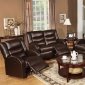 F6655 Motion Sofa Espresso Bonded Leather by Boss w/Options