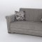 Victoria Valencia Grey Loveseat Sleeper by Istikbal