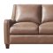 Napa Sofa & Loveseat Set Leather Italia in Peanut w/Options