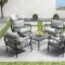 Rajni Modular Outdoor Patio Set OT01761 in Gray by Acme