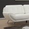 Reanna Sofa CM6414WH in White Breathable Leatherette w/Options