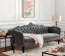 Brooks Sofa TOV-S44 in Grey Velvet Fabric by TOV Furniture