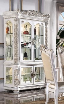 Vendome Curio Cabinet DN01223 in Antique Pearl by Acme [AMBU-DN01223 Vendome]