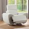 Valda Power Motion Sofa & Loveseat 8322 in Ivory by Homelegance