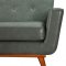 Lyon Sofa TOV-S31 in Smoke Grey Eco-Leather by TOV Furniture