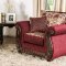 Tabitha Sofa SM6110 in Wine Fabric w/Options