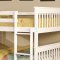 Chapman 460360 Full over Full Bunk Bed in White by Coaster