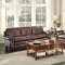 Greermont Sofa 8446 in Brown by Homelegance w/Options