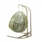 Wicker Hanging Double Egg Swing Chair ESCU57BG by LeisureMod