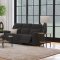 Brentwood Motion Sofa & Loveseat 610284 Charcoal Fabric -Coaster