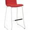 Dive Bar Stool Set of 2 in Black or White by Modway