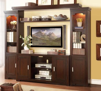 Capitola 8001 Wall Unit in Espresso by Homelegance [HEWU-8001 Capitola]