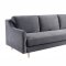 Milan Sofa TOV-L4111 in Grey Velvet Fabric by TOV Furniture