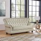 U8630 Sofa in Pearl Leather Gel by Global w/Options