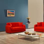 Joker Sofa Bed in Orange Fabric by Casamode w/Options