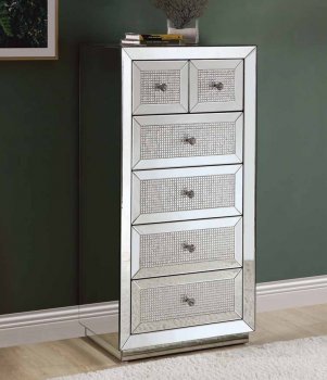 Ornat Cabinet 97949 in Mirrored by Acme [AMCT-97949 Ornat]