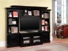 Vintage Black Finish Transitional Premier Avelino Wall Unit