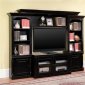 Vintage Black Finish Transitional Premier Avelino Wall Unit