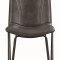 Chambler 130083 Set 4 of Dining Chairs in Grey Leatherette