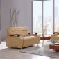 UFM279 Sofa in Ivory Bonded Leather by Global w/Options