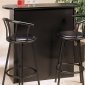 Satin Black Color Finish Contemporary Bar Table