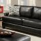 8700 Kimberly Black Bonded Leather Sofa - Chelsea Home Furniture