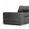 Hilgard Power Motion Sectional Sofa in Dark Grey Leather by VIG