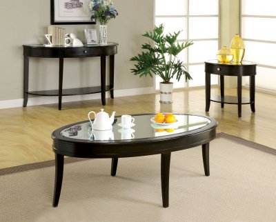 CM4950 Silver Mist Coffee Table in Dark Walnut w/Options