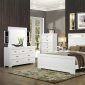 B343 Bedroom in White w/Optional Casegoods