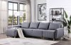 Marcin Sectional Sofa 51830 in Gray Fabric by Acme