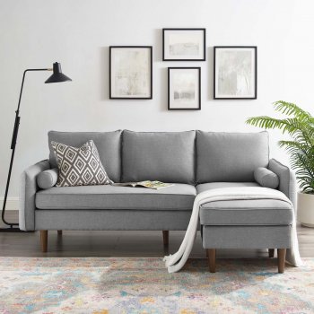 Revive Sectional Sofa in Light Gray Fabric by Modway [MWSS-3867 Revive Light Gray]