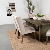 Tyler Dining Table 130511 in Mango Brown by Coaster w/Options