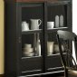 Ohana 1393BK-50 Curio in Black & Cherry by Homelegance