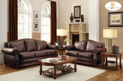 Midwood Sofa 9616BRW in Dark Brown by Homelegance