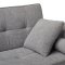 116 Sofa Bed Convertible in Grey Fabric by ESF