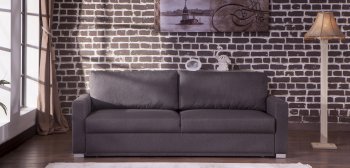 Felix Diego Dark Gray Sofa Bed in Fabric by Istikbal [IKSB-Felix Diego Dark Gray]